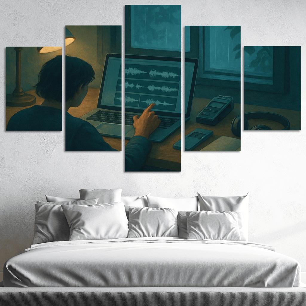 Soundscape Storycraft With Field Recordings modern paintings frame