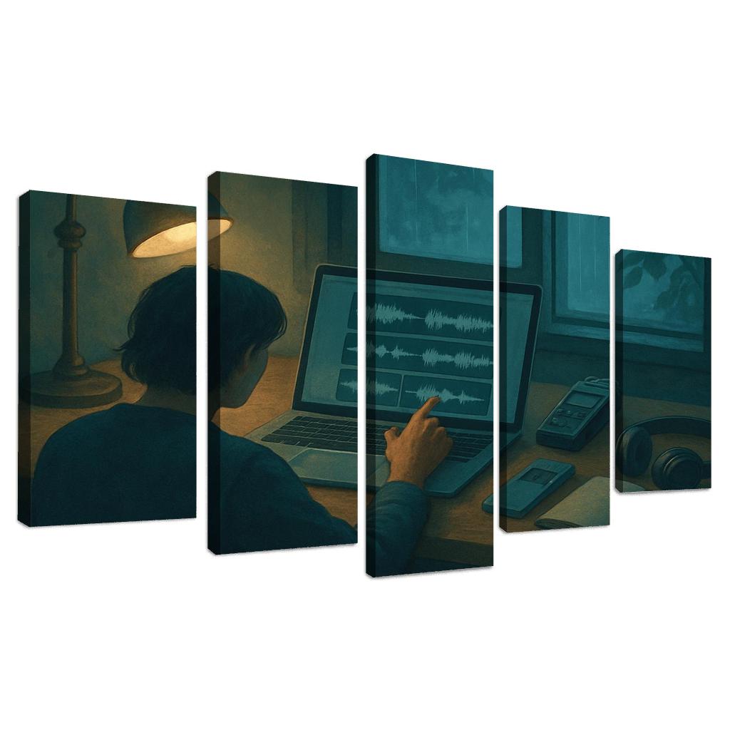 Soundscape Storycraft With Field Recordings modern paintings frame