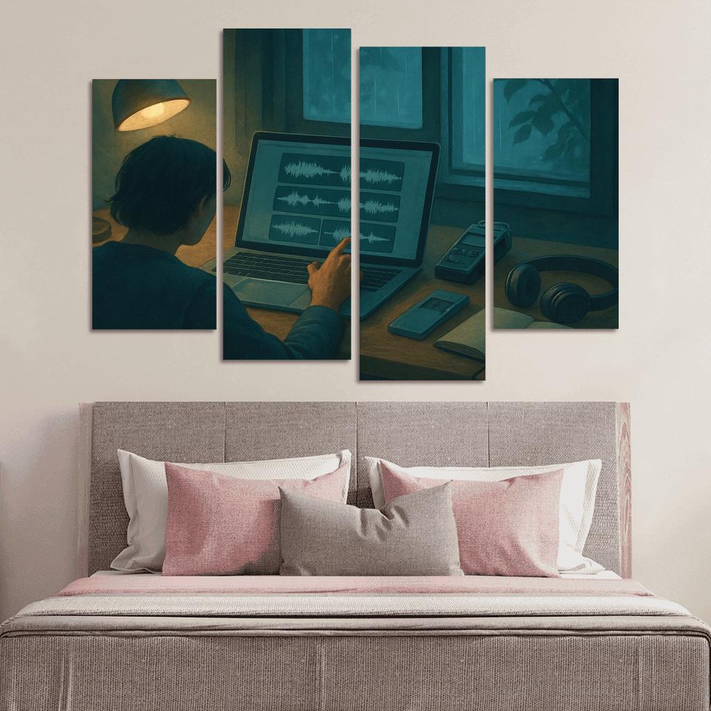 Soundscape Storycraft With Field Recordings modern paintings frame