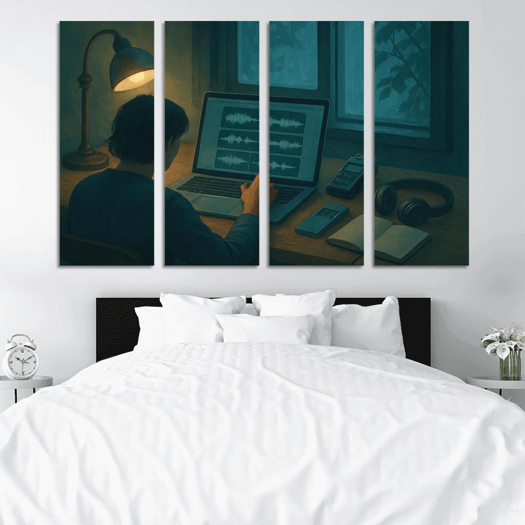 Soundscape Storycraft With Field Recordings modern paintings frame