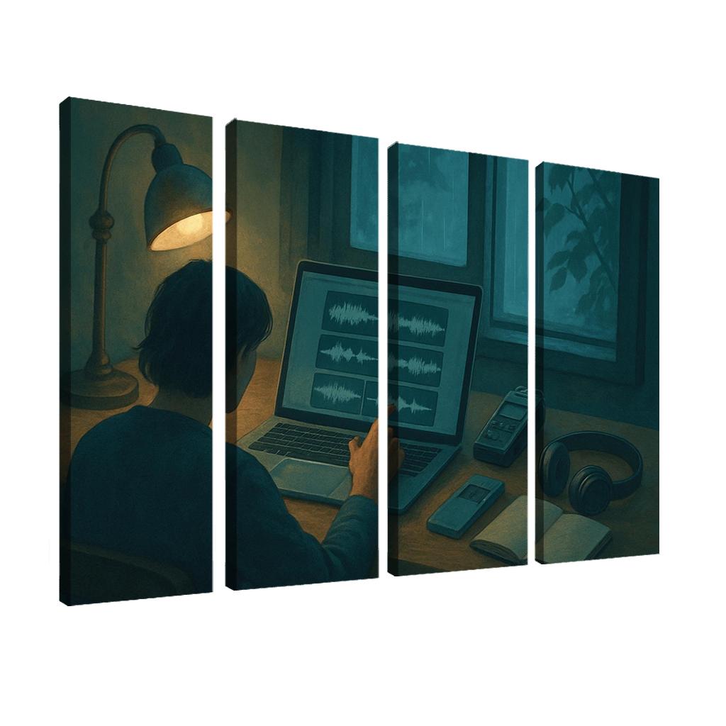 Soundscape Storycraft With Field Recordings modern paintings frame