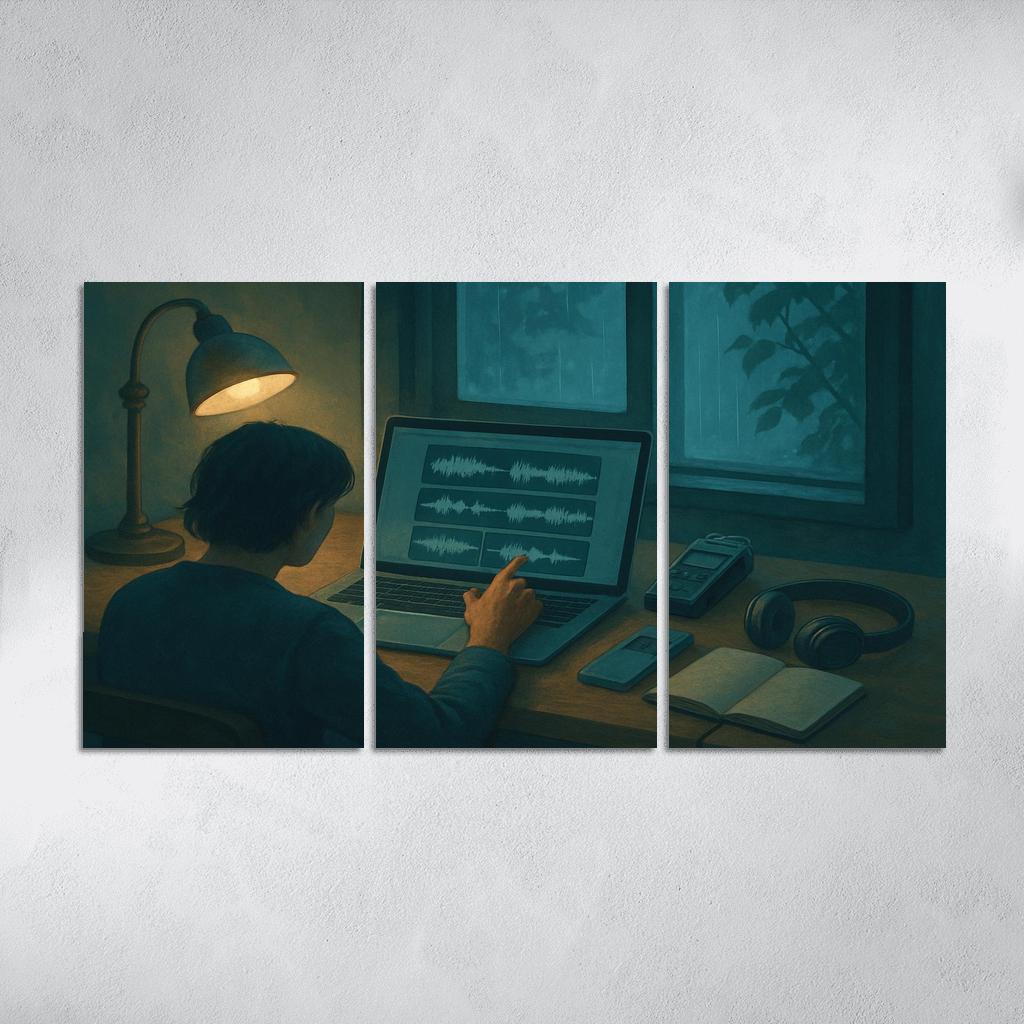 Soundscape Storycraft With Field Recordings modern paintings frame