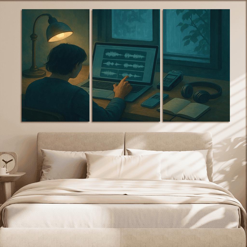 Soundscape Storycraft With Field Recordings modern paintings frame