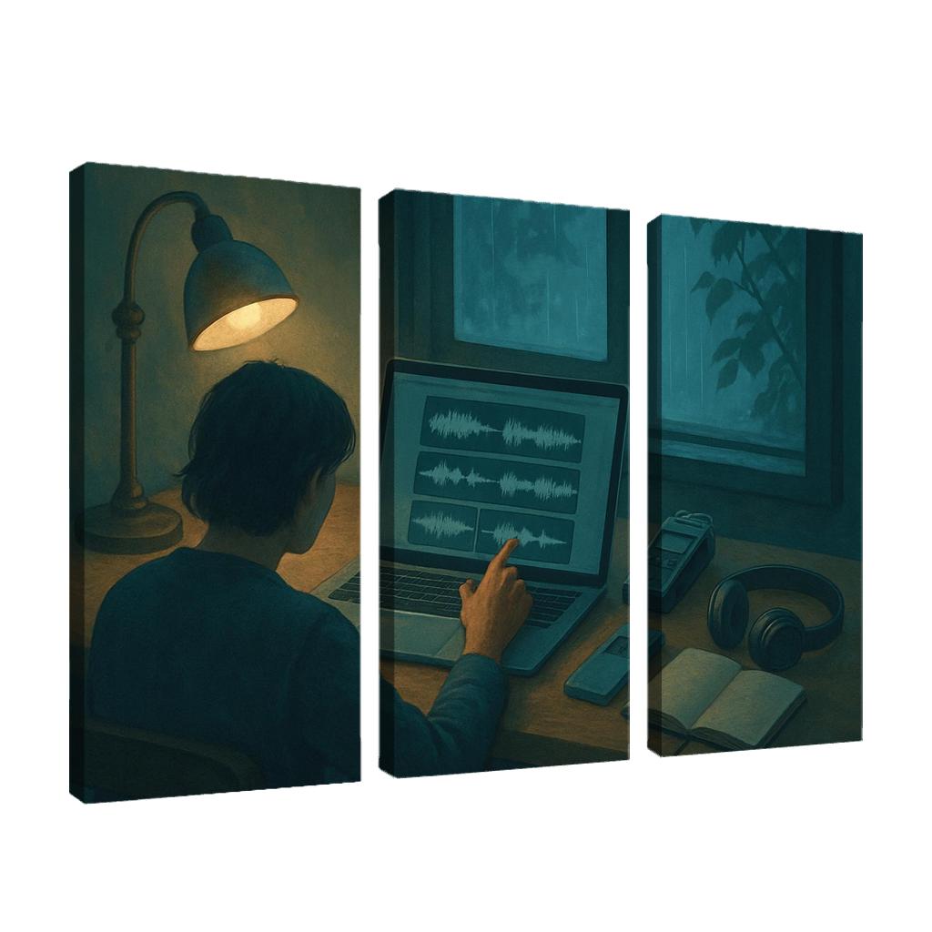 Soundscape Storycraft With Field Recordings modern paintings frame