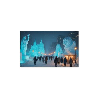 Sapporo Snow Festival Sapporo modern paintings frame