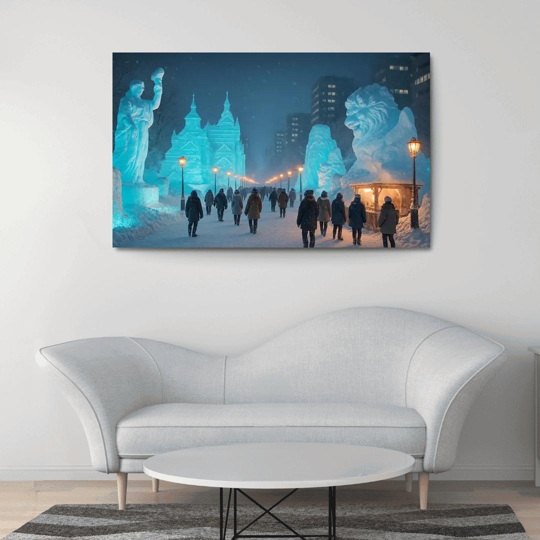 Sapporo Snow Festival Sapporo modern paintings frame