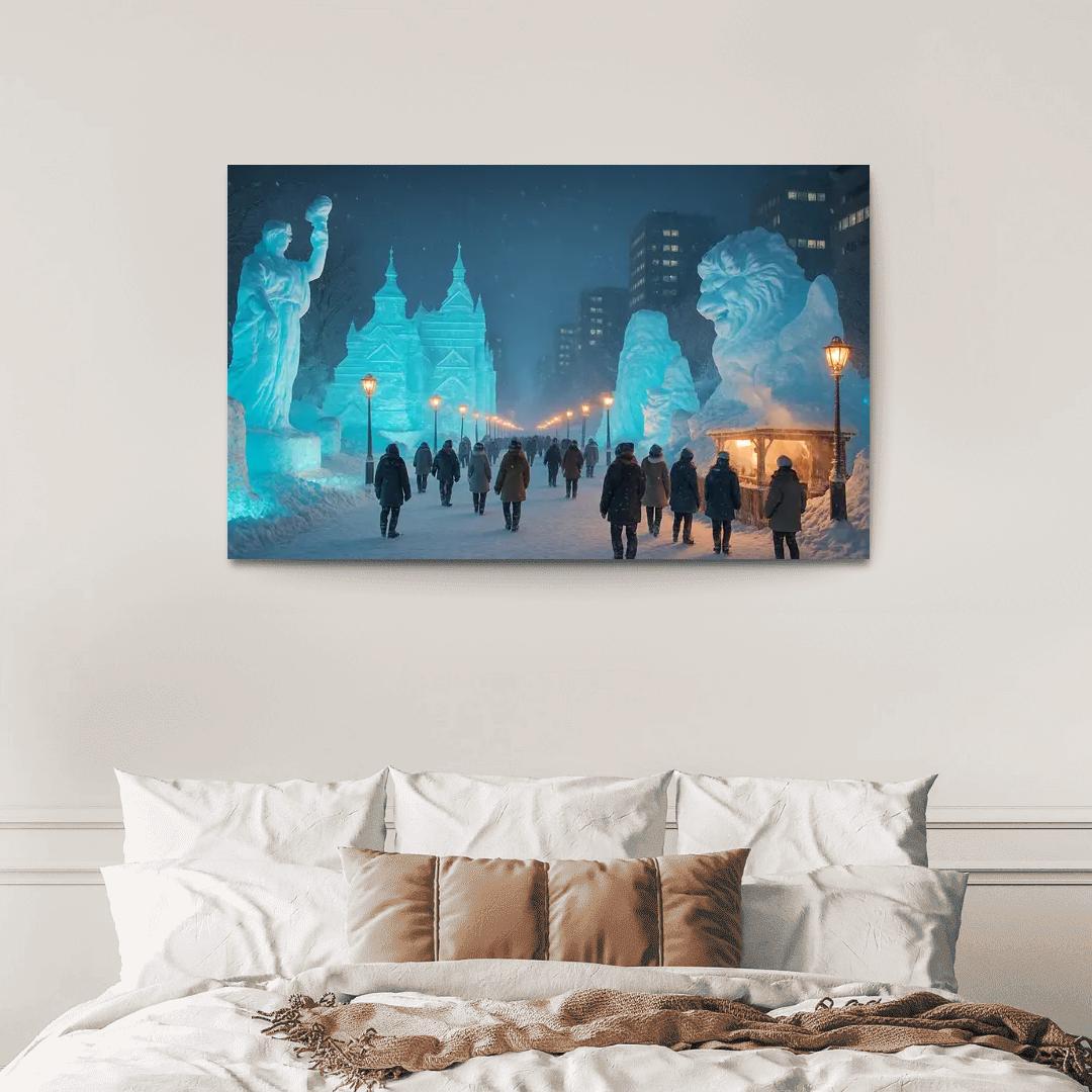 Sapporo Snow Festival Sapporo modern paintings frame