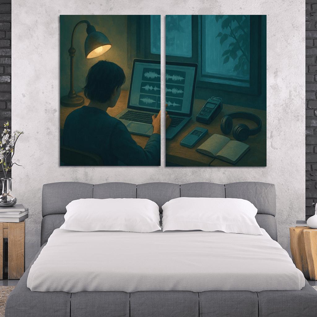 Soundscape Storycraft With Field Recordings modern paintings frame