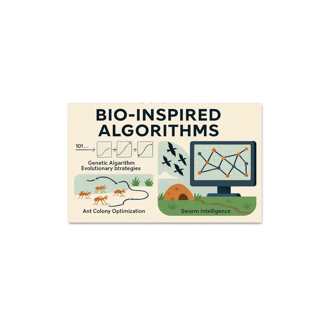 Bio Inspired Algorithms Designing With Evolution Swarms And Ant Colonies premium artwork frames