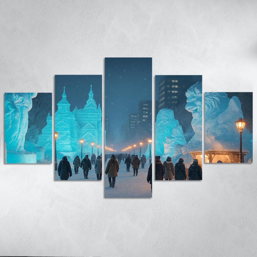 Sapporo Snow Festival Sapporo modern paintings frame