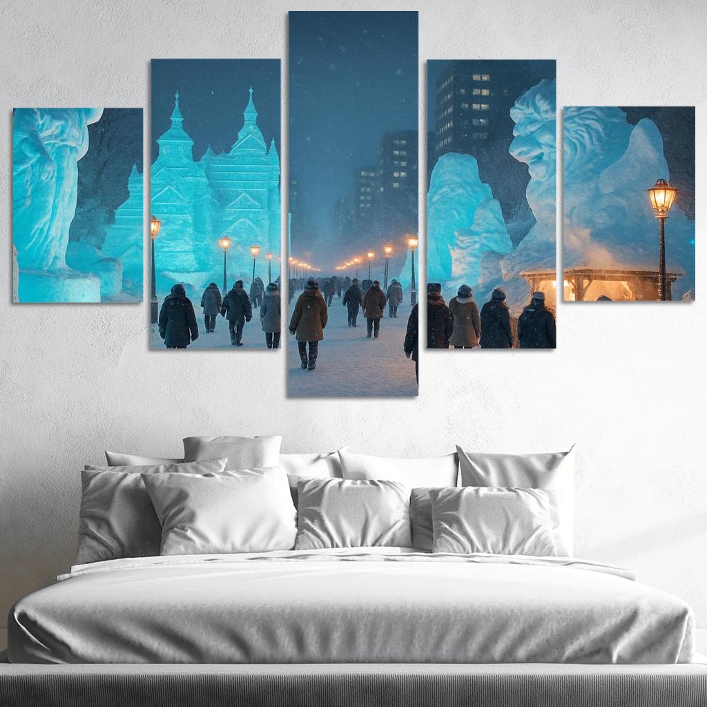 Sapporo Snow Festival Sapporo modern paintings frame