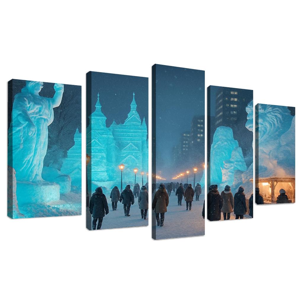 Sapporo Snow Festival Sapporo modern paintings frame