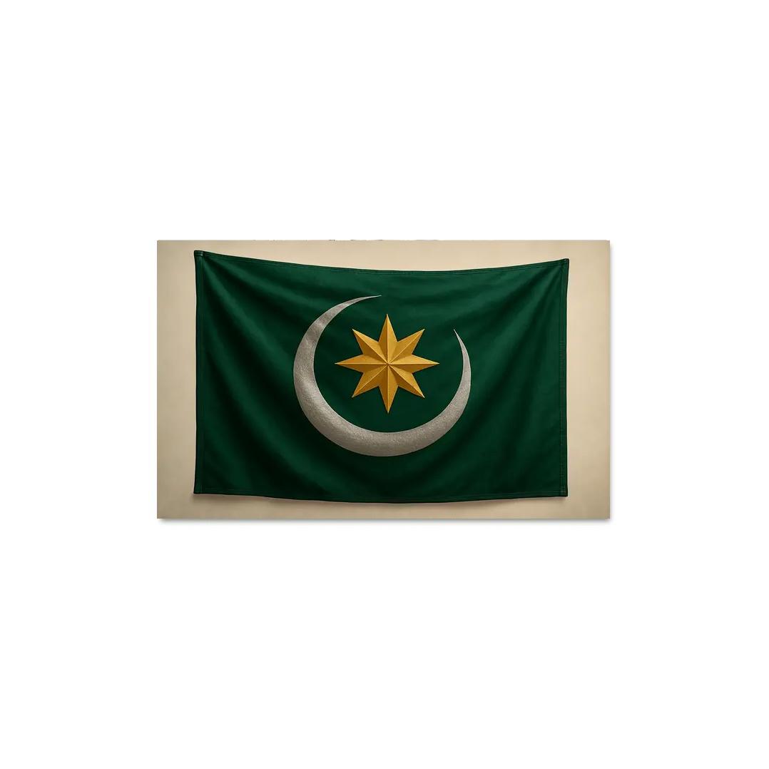 Emerald Crescent Banner Of Renewal art trends