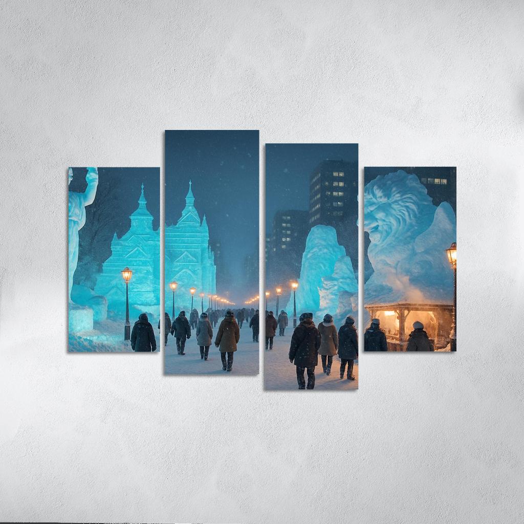 Sapporo Snow Festival Sapporo modern paintings frame
