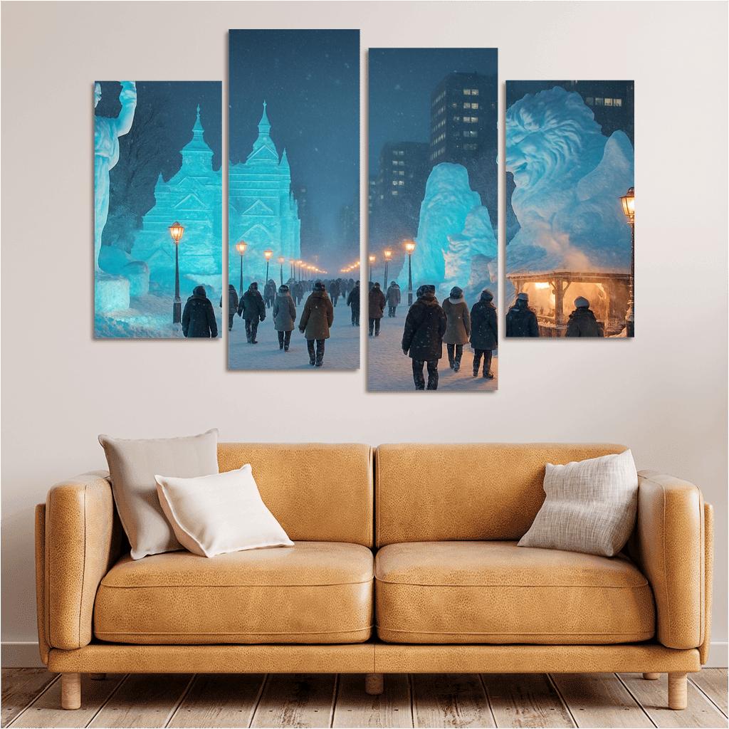 Sapporo Snow Festival Sapporo modern paintings frame