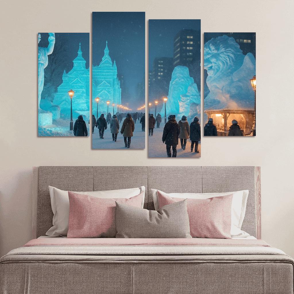 Sapporo Snow Festival Sapporo modern paintings frame