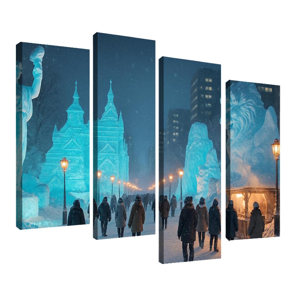 Sapporo Snow Festival Sapporo modern paintings frame
