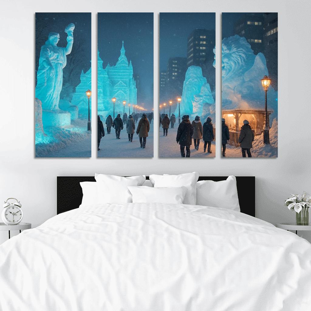 Sapporo Snow Festival Sapporo modern paintings frame