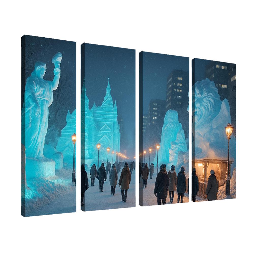 Sapporo Snow Festival Sapporo modern paintings frame