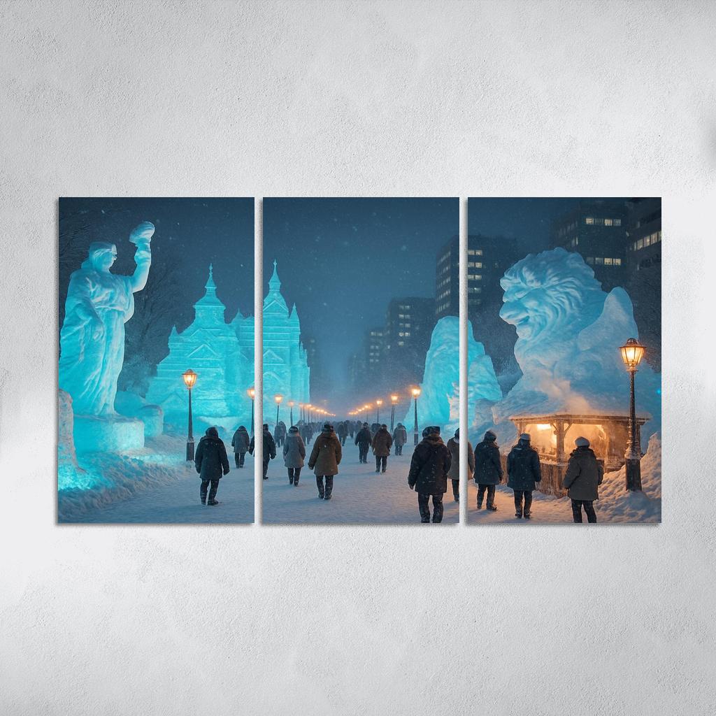 Sapporo Snow Festival Sapporo modern paintings frame