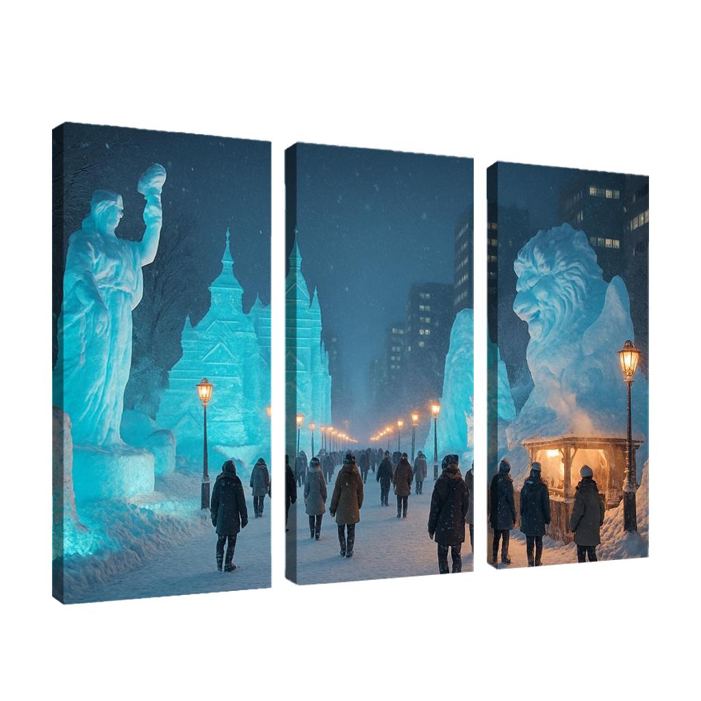 Sapporo Snow Festival Sapporo modern paintings frame