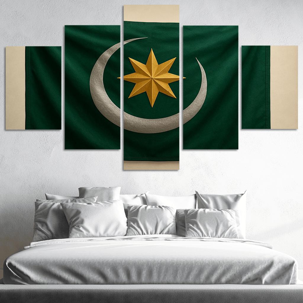 Emerald Crescent Banner Of Renewal art trends