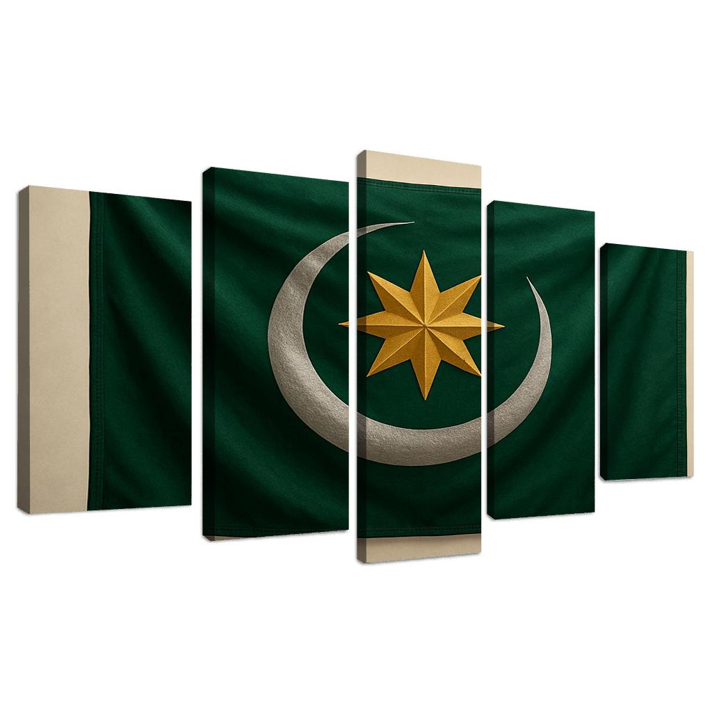 Emerald Crescent Banner Of Renewal art trends