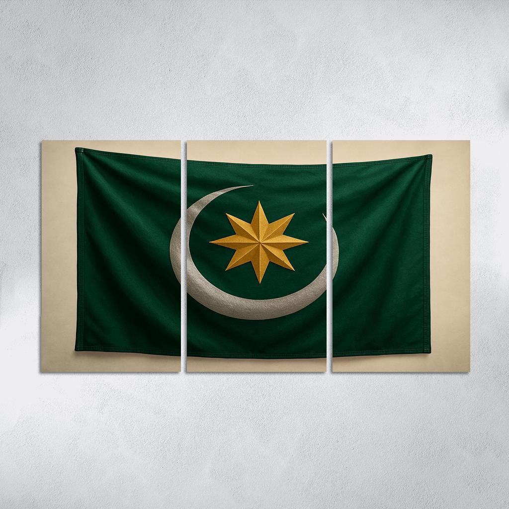 Emerald Crescent Banner Of Renewal art trends