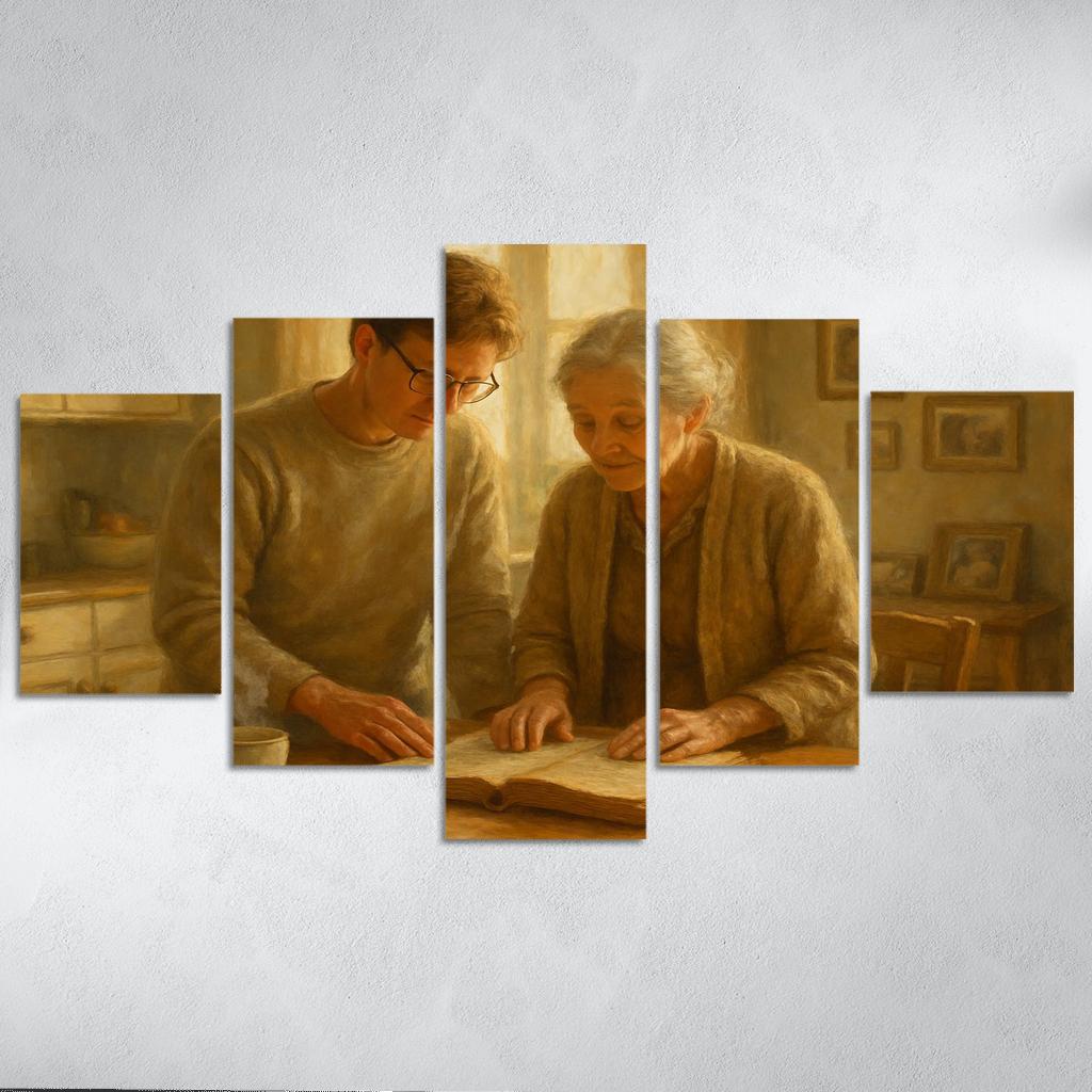 Where Her Hands Once Held Mine one-piece frames