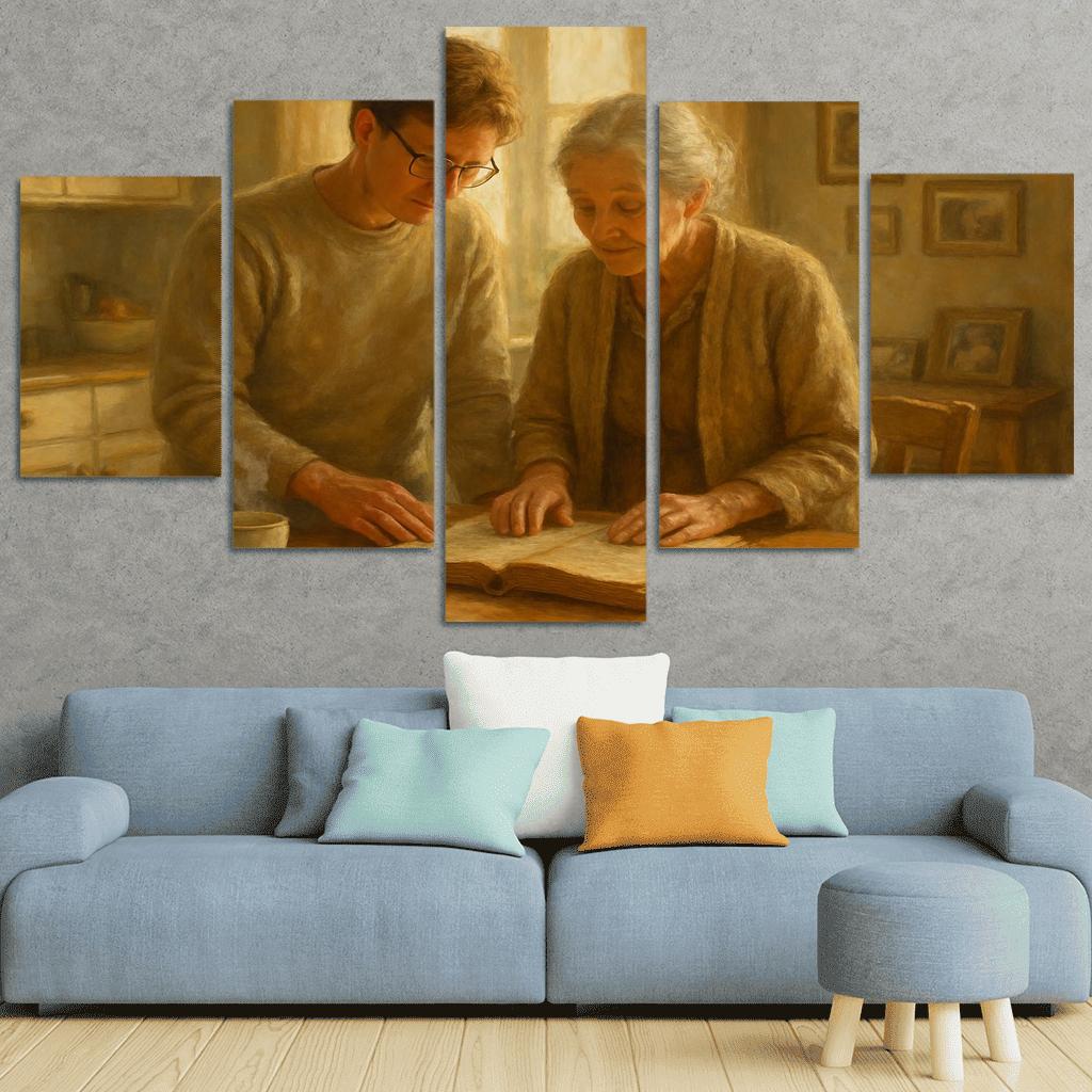 Where Her Hands Once Held Mine one-piece frames