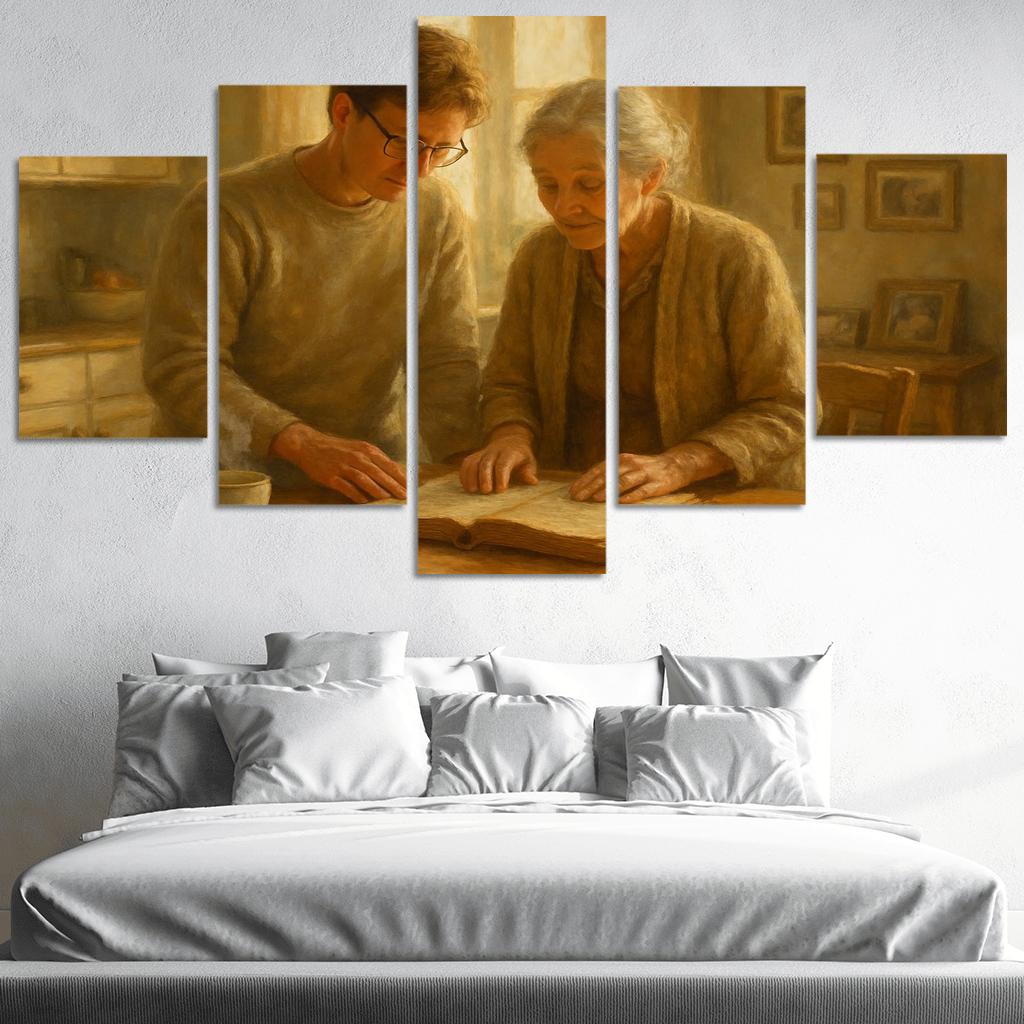 Where Her Hands Once Held Mine one-piece frames