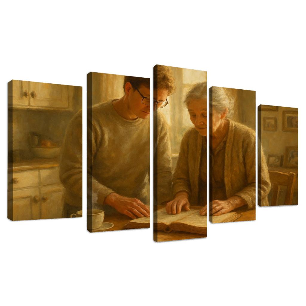 Where Her Hands Once Held Mine one-piece frames