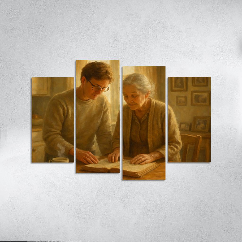 Where Her Hands Once Held Mine one-piece frames