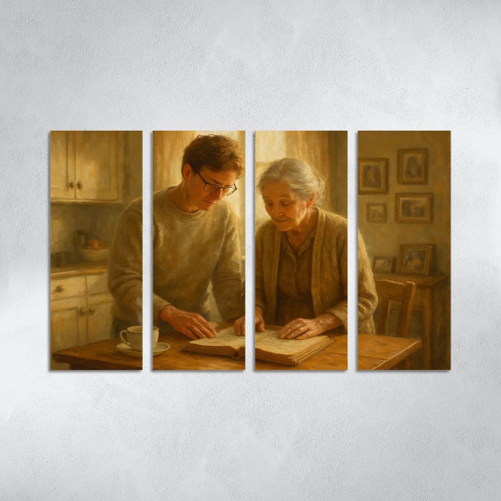 Where Her Hands Once Held Mine one-piece frames