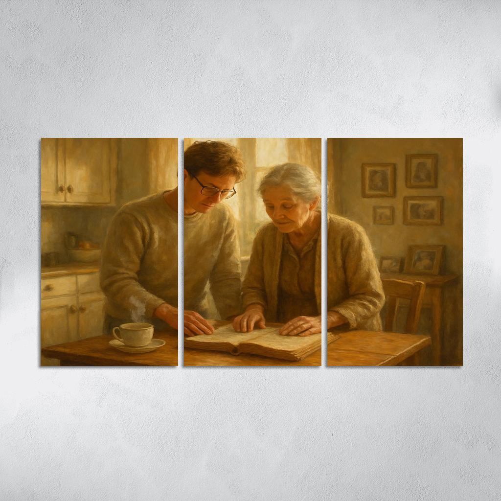 Where Her Hands Once Held Mine one-piece frames