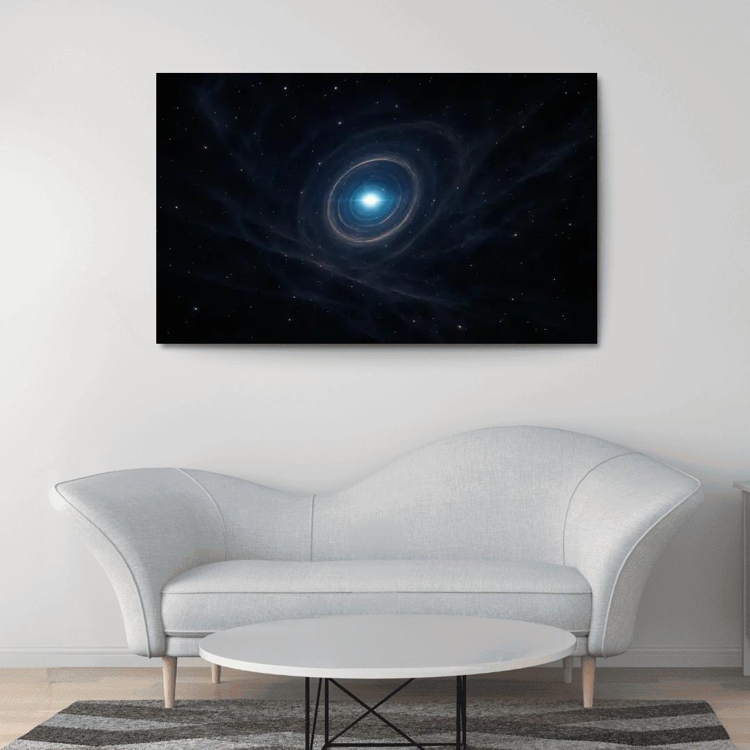Quasar Light Echo Through Intergalactic Dust wall decor