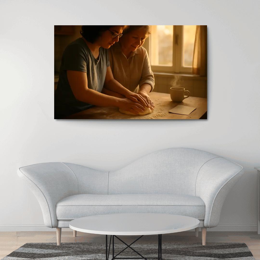 Hands That Taught The Morning modern paintings frame