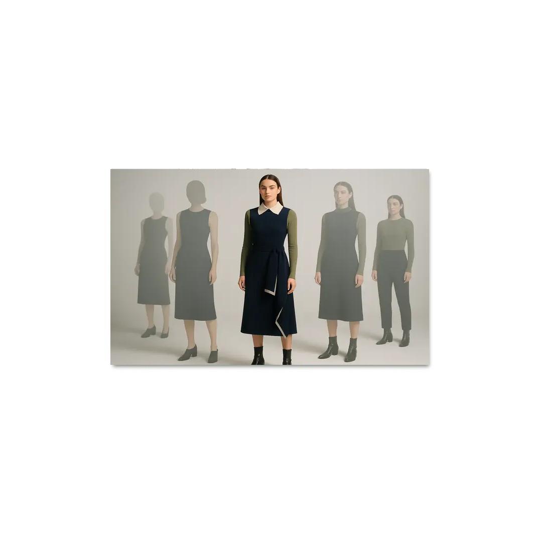 Modular Wardrobe Layering With Convertible Knit Pieces modern paintings frame