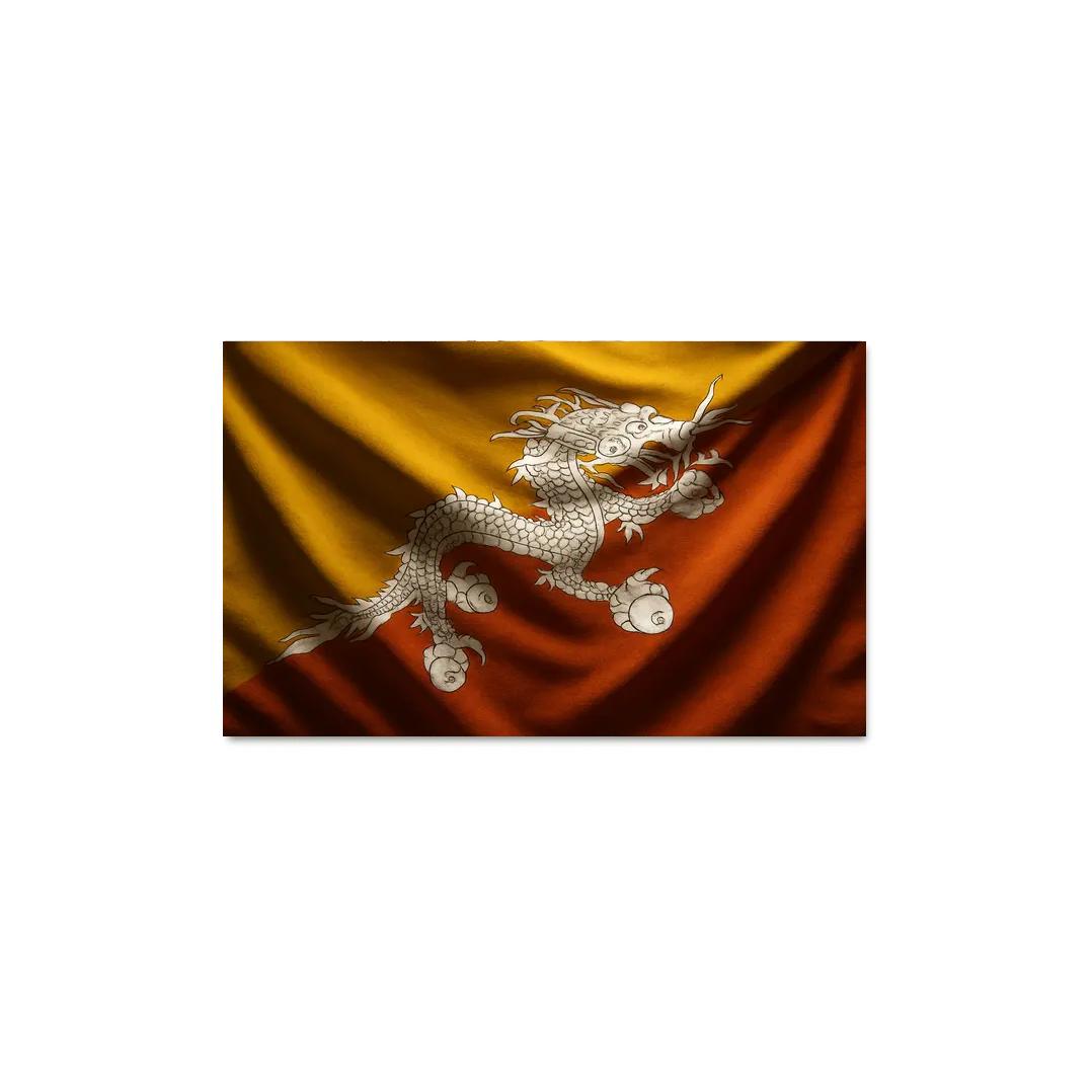 Dragon Guardian The Flag Of Bhutan wall art