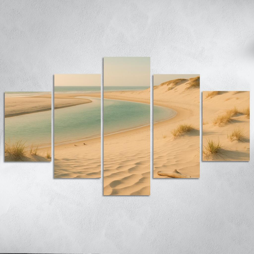 Whispering Dune Lagoon Shore framed paintings