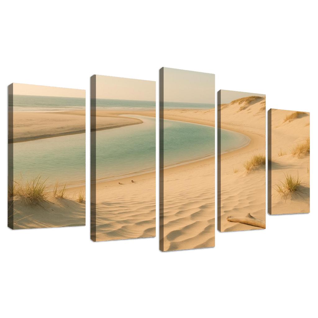 Whispering Dune Lagoon Shore framed paintings