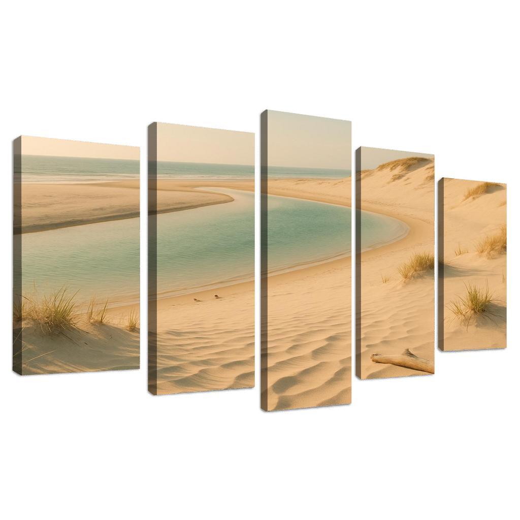 Whispering Dune Lagoon Shore framed paintings