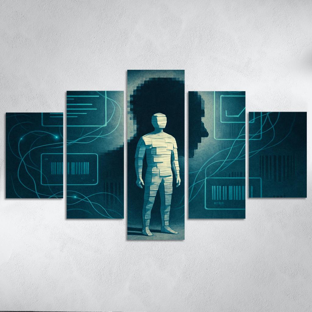 Paper Bodies Digital Shadows A Visual Campaign For Data Dignity custom paintings frame