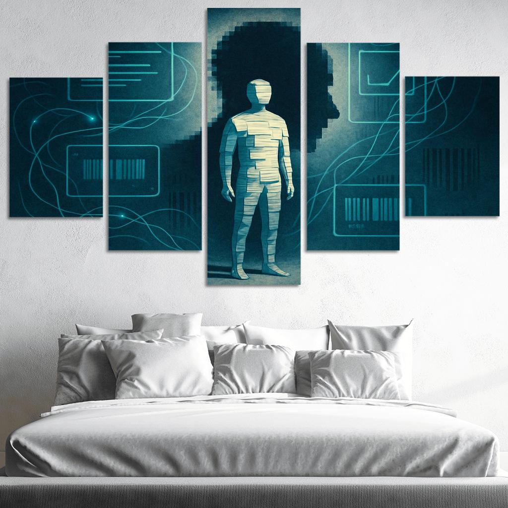 Paper Bodies Digital Shadows A Visual Campaign For Data Dignity custom paintings frame