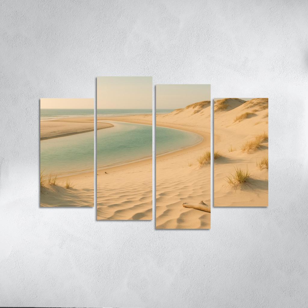 Whispering Dune Lagoon Shore framed paintings