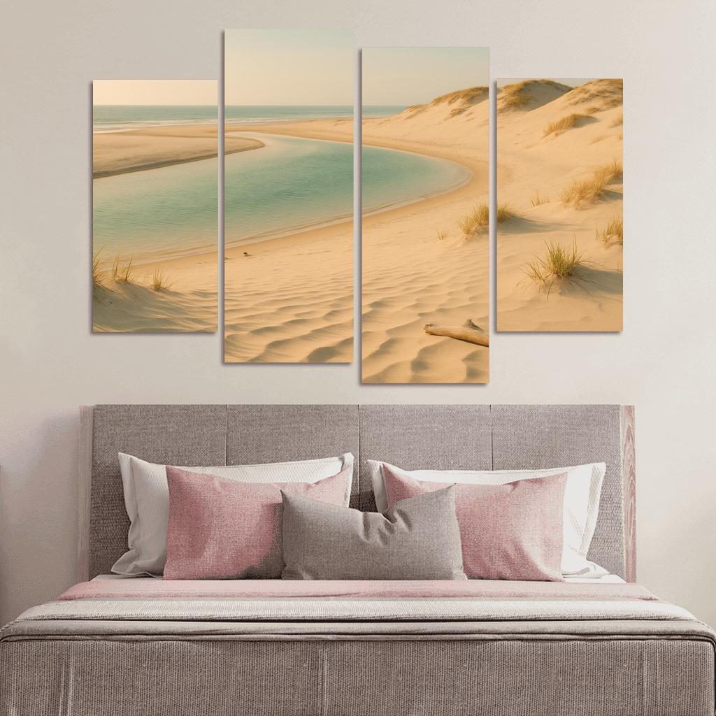 Whispering Dune Lagoon Shore framed paintings