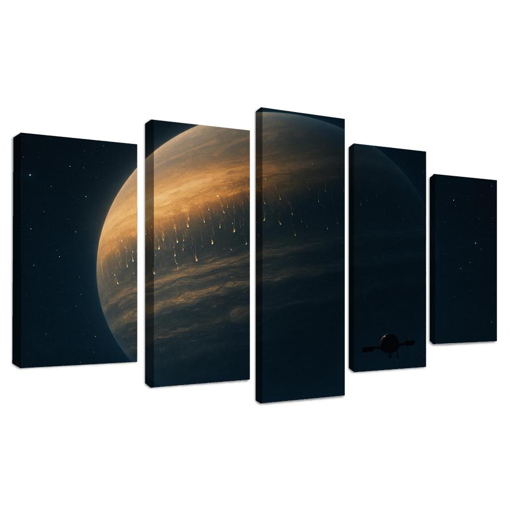 Helium Rain On A Distant Gas Giant oil paintings frame