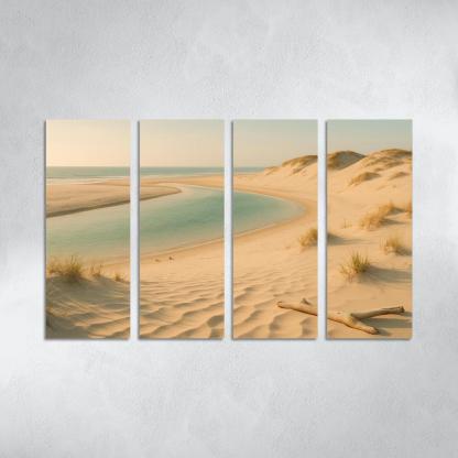 Whispering Dune Lagoon Shore framed paintings