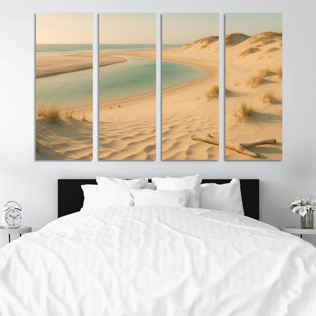 Whispering Dune Lagoon Shore framed paintings