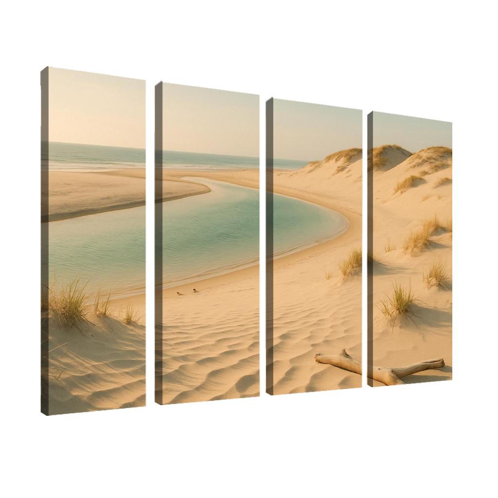 Whispering Dune Lagoon Shore framed paintings